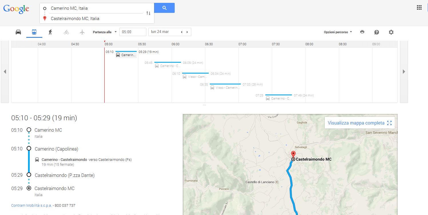 Al momento stai visualizzando Contram Mobilità su Google Maps