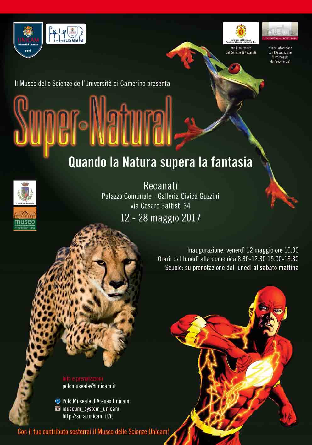 Al momento stai visualizzando 05-05-2017 Unicam, a Recanati la seconda tappa di super Natural